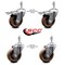 Service Caster 4 Inch High Temp Glass Filled Nylon 3/8 Inch Stem Caster Total Lock Brakes, 2PK SCC-TSTTL20S414-GFNSHT-381615-2-S-2 - alternate 4